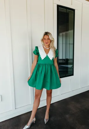 Scout Mini Dress - Kelly Green