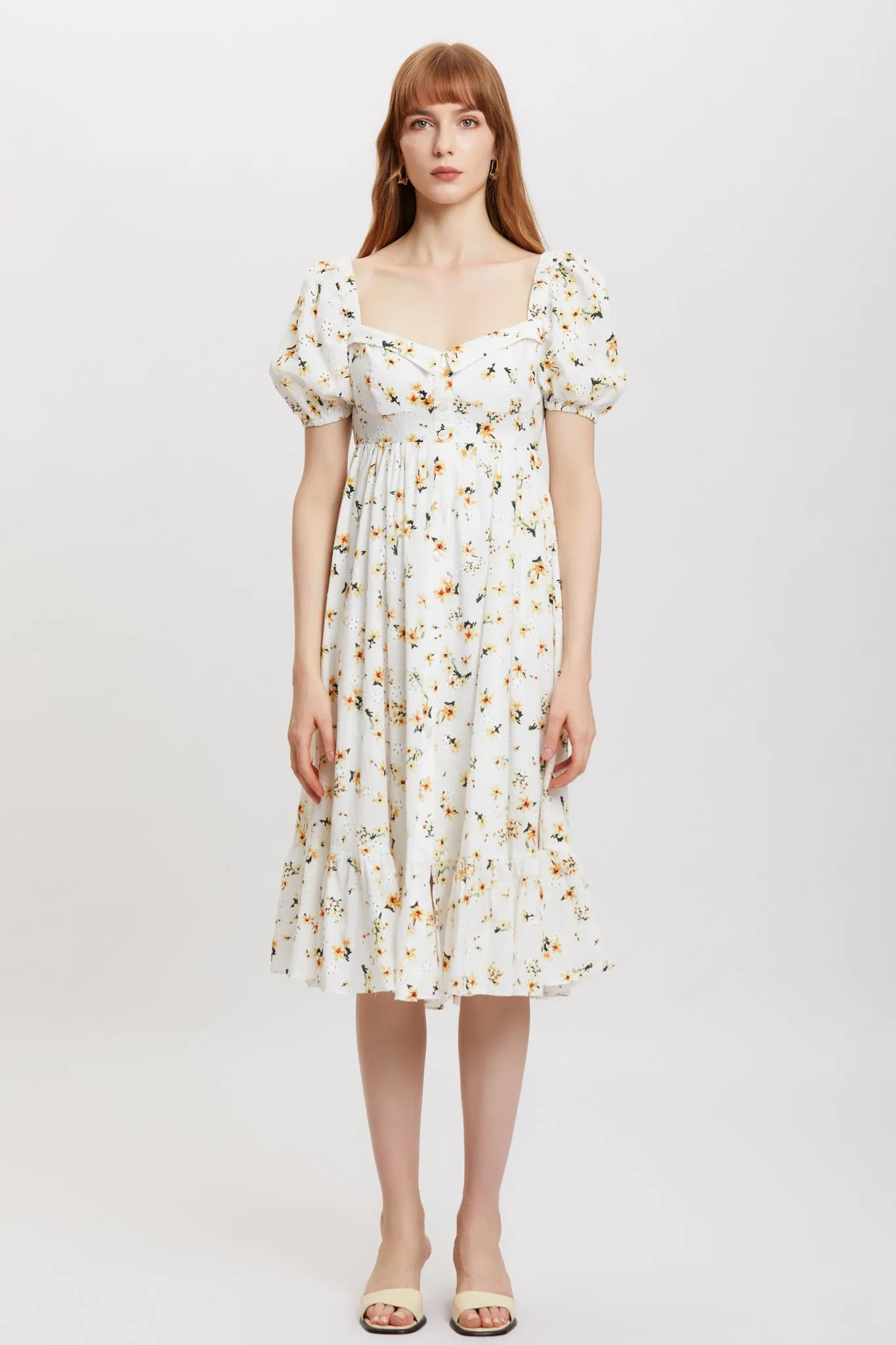 Since Then | Orange Blossom Cotton Dress