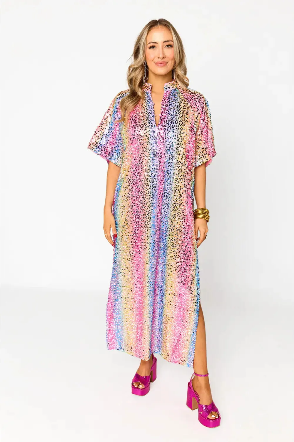 Sparkle Leighton Loving Me Midi Dress