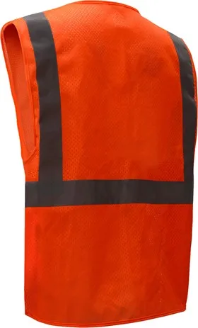 Standard Class 2 Mesh Zipper Safety Vest