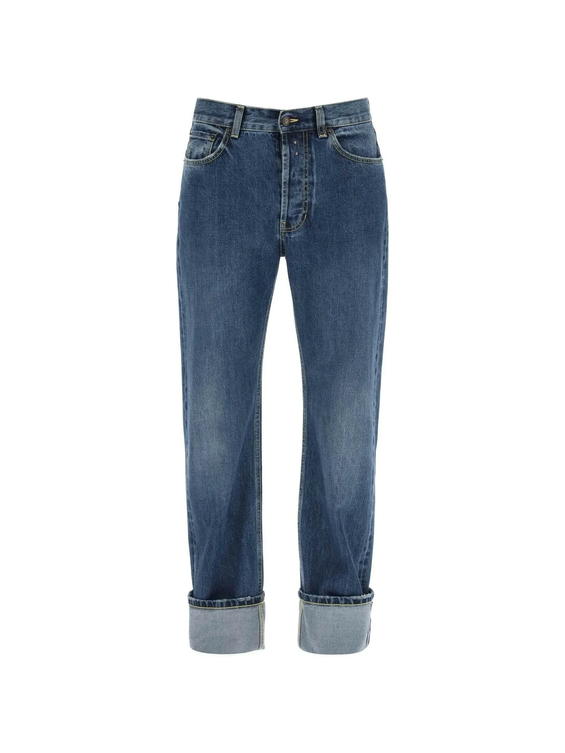 Straight-Fit Selvedge Denim Jeans