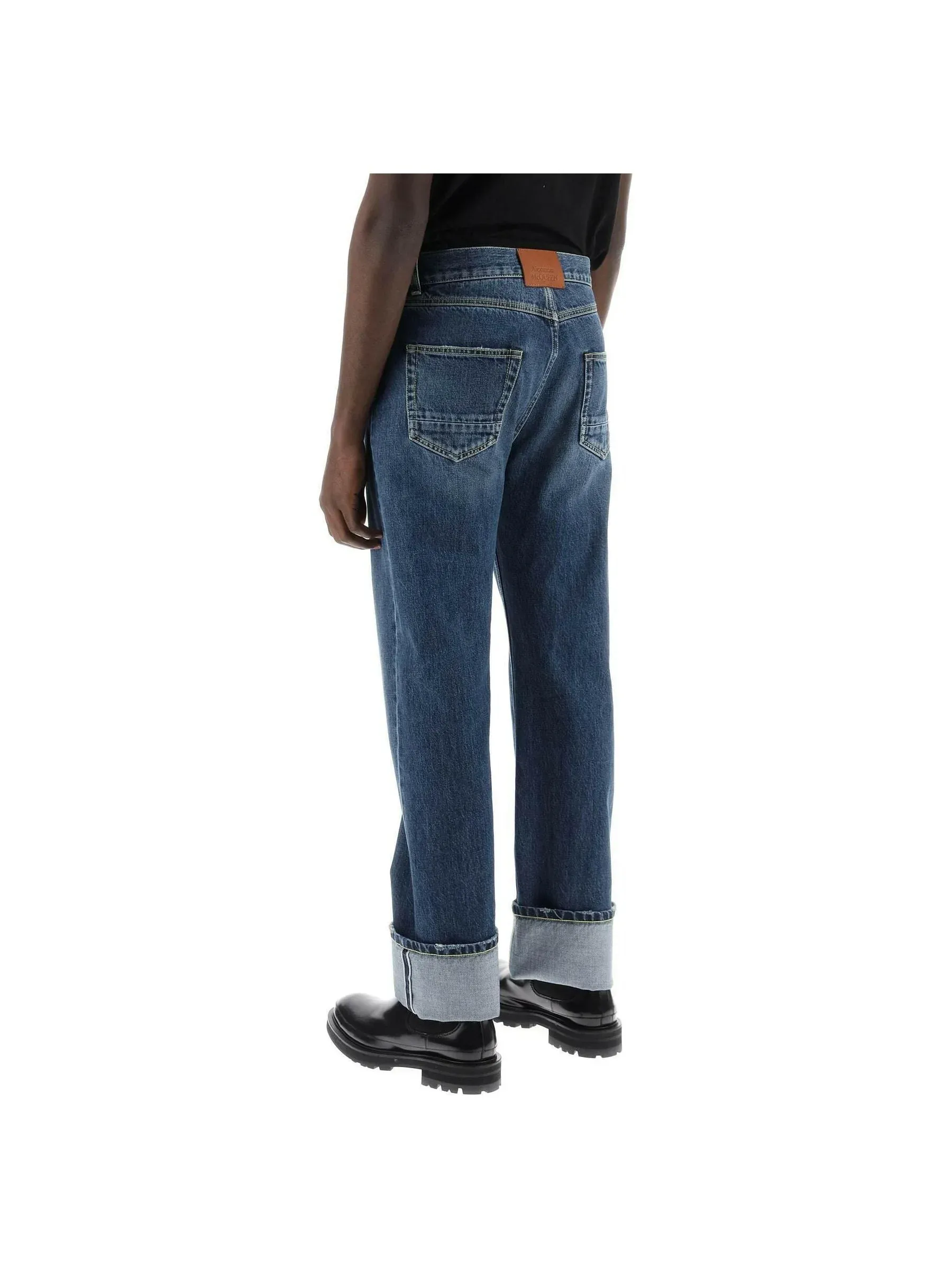 Straight-Fit Selvedge Denim Jeans