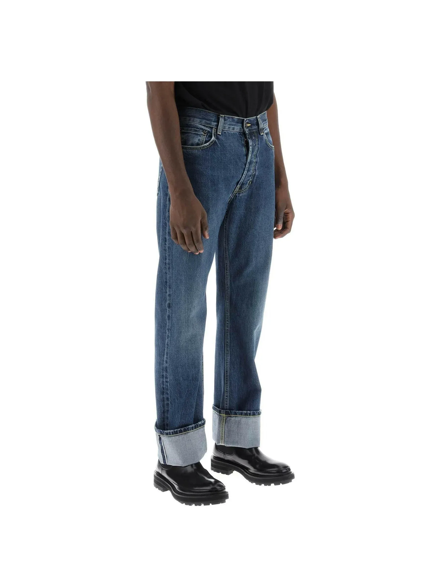 Straight-Fit Selvedge Denim Jeans