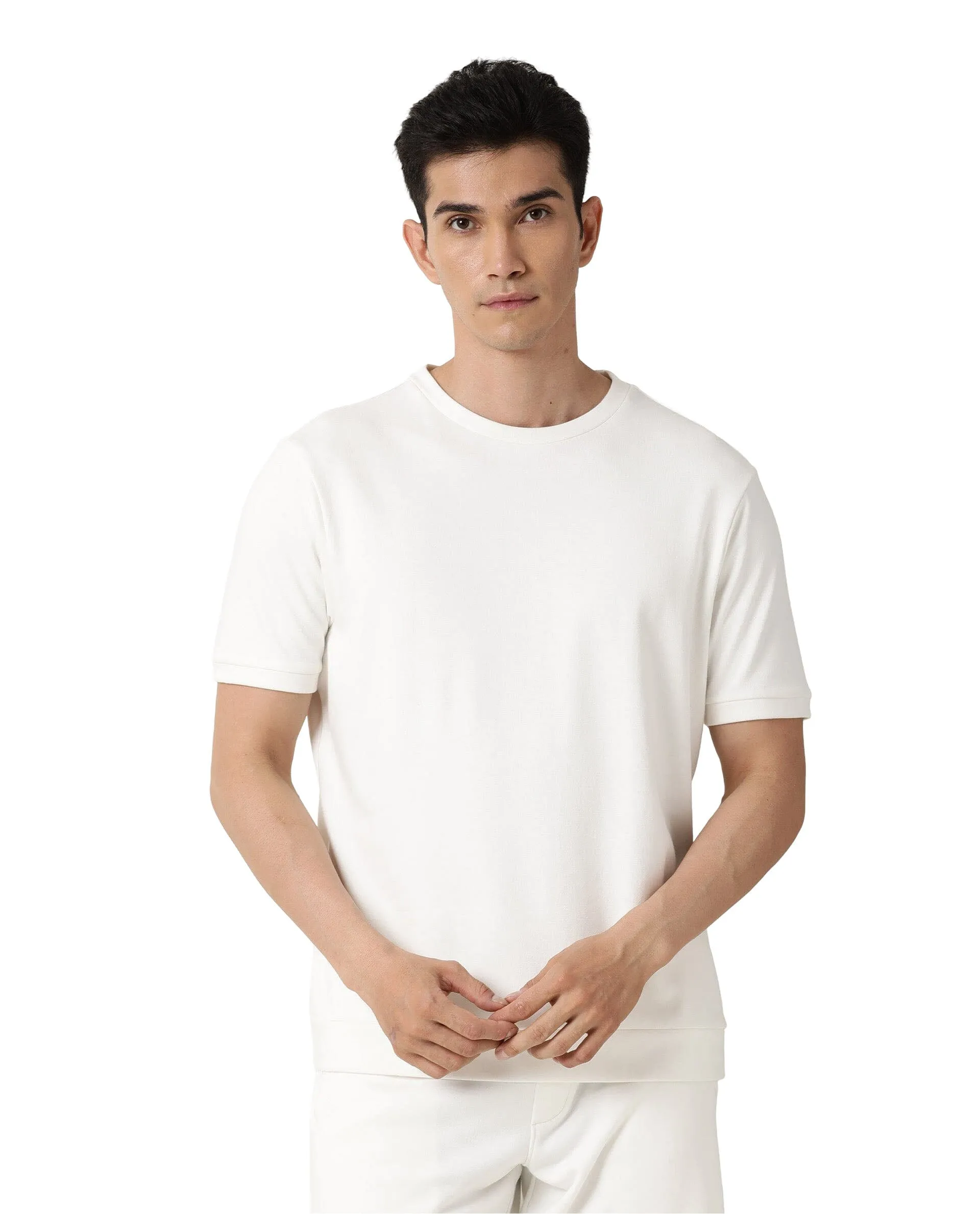 Sweat Tee Ivory White Men