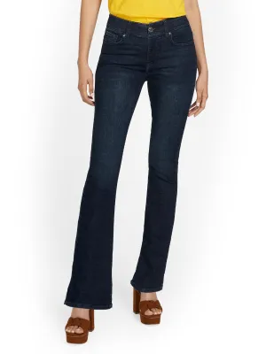 Tall Curvy High-Waisted Bootcut Jeans - Dark Wash