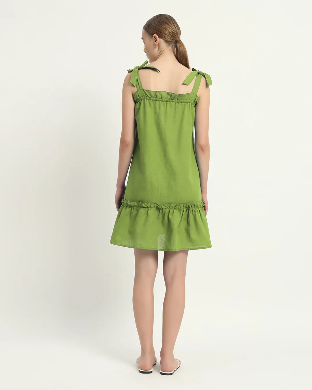 The Amalfi Fern Cotton Dress