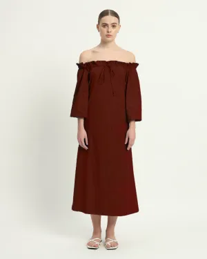 The Carlisle Rouge Cotton Dress