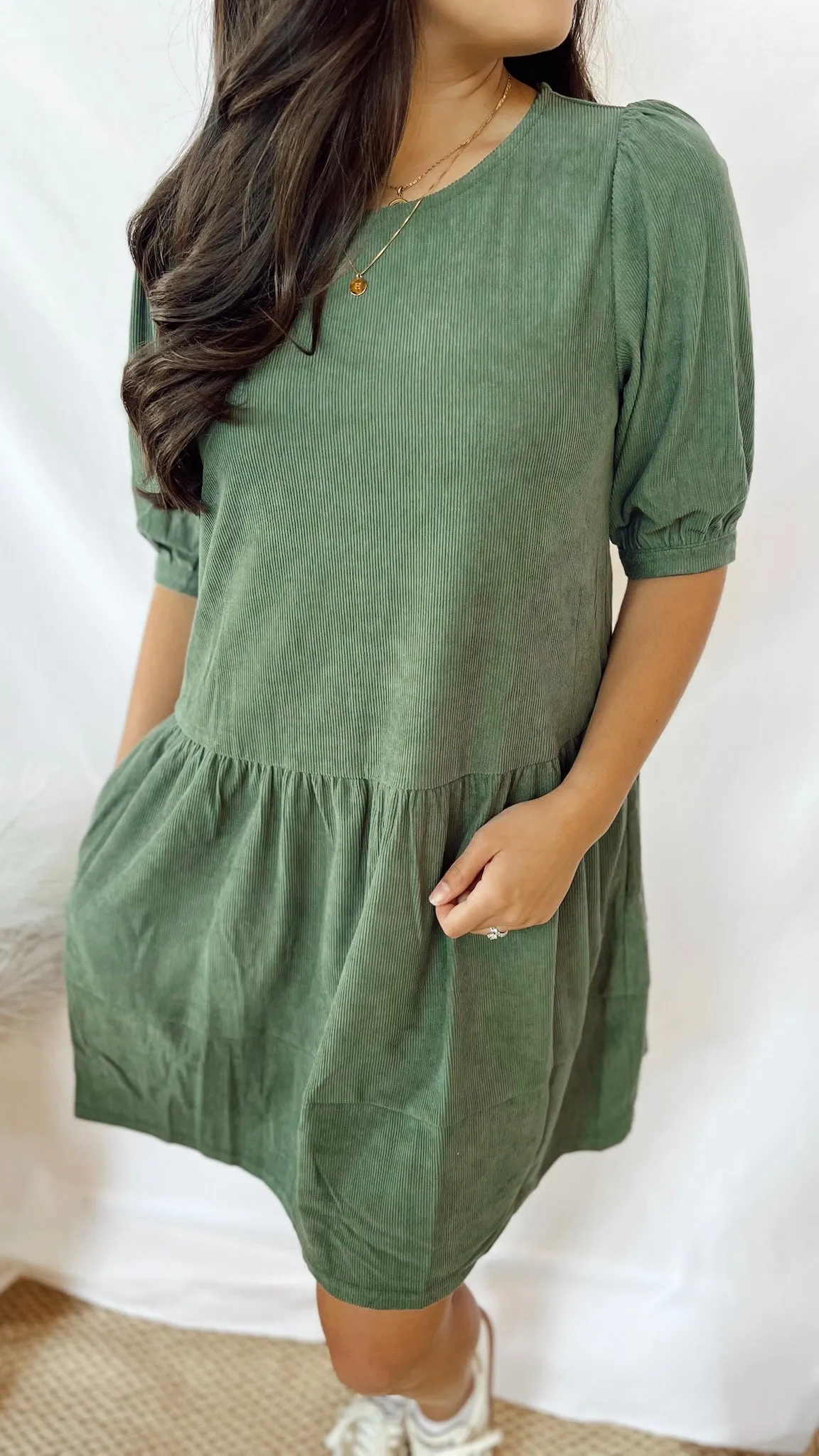 The Forest Green Dress