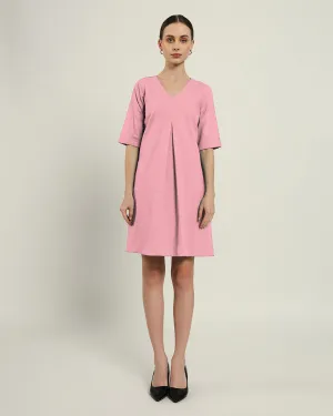 The Giza Fondant Pink Cotton Dress