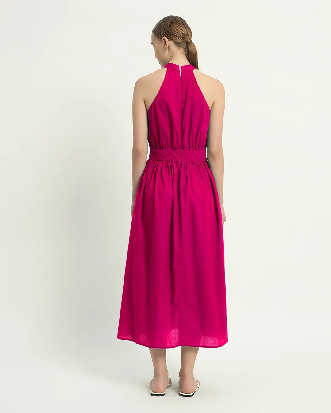 The Massena Berry Cotton Dress