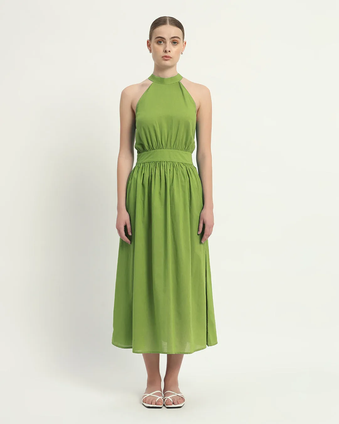 The Massena Fern Cotton Dress