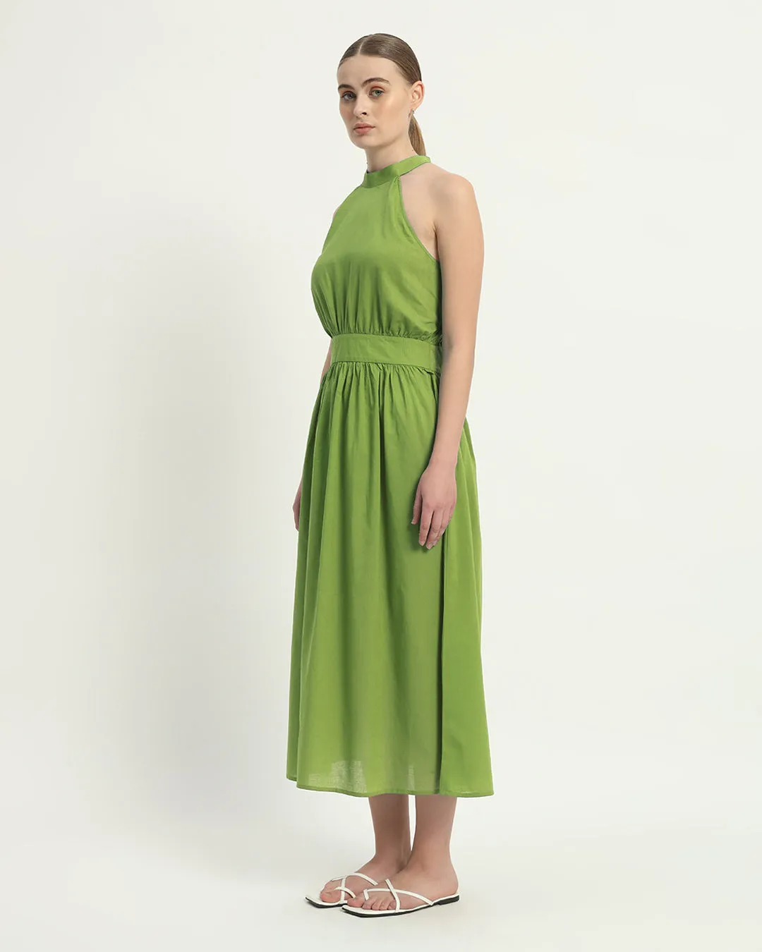 The Massena Fern Cotton Dress