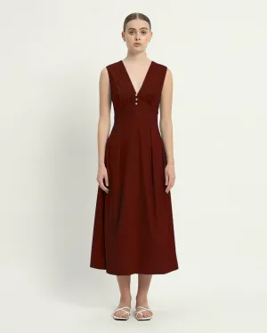 The Mendoza Rouge Cotton Dress