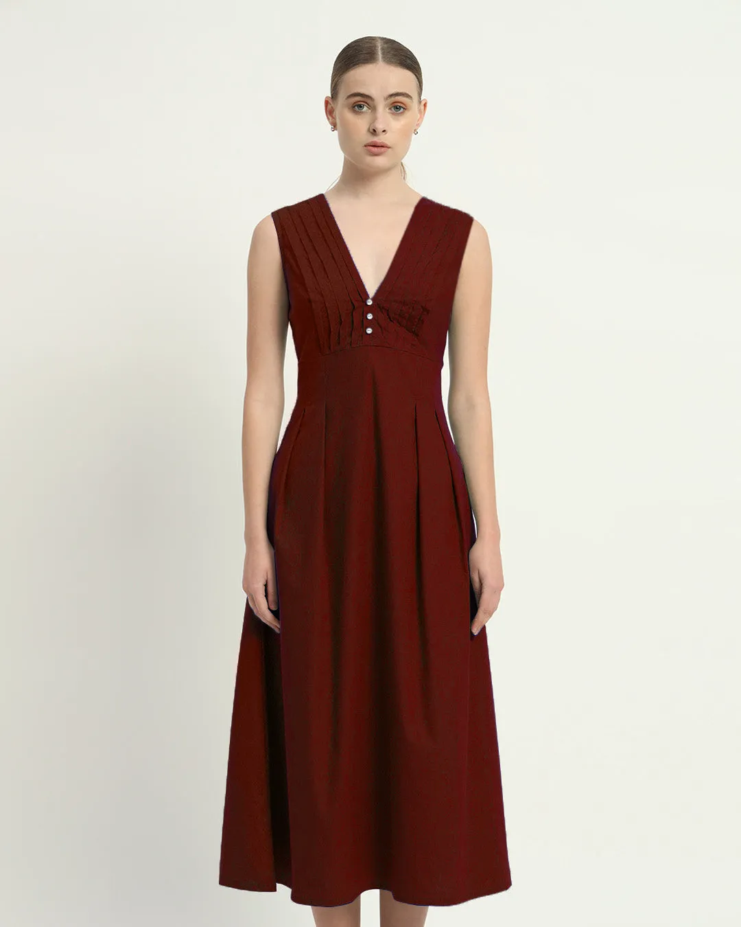 The Mendoza Rouge Cotton Dress