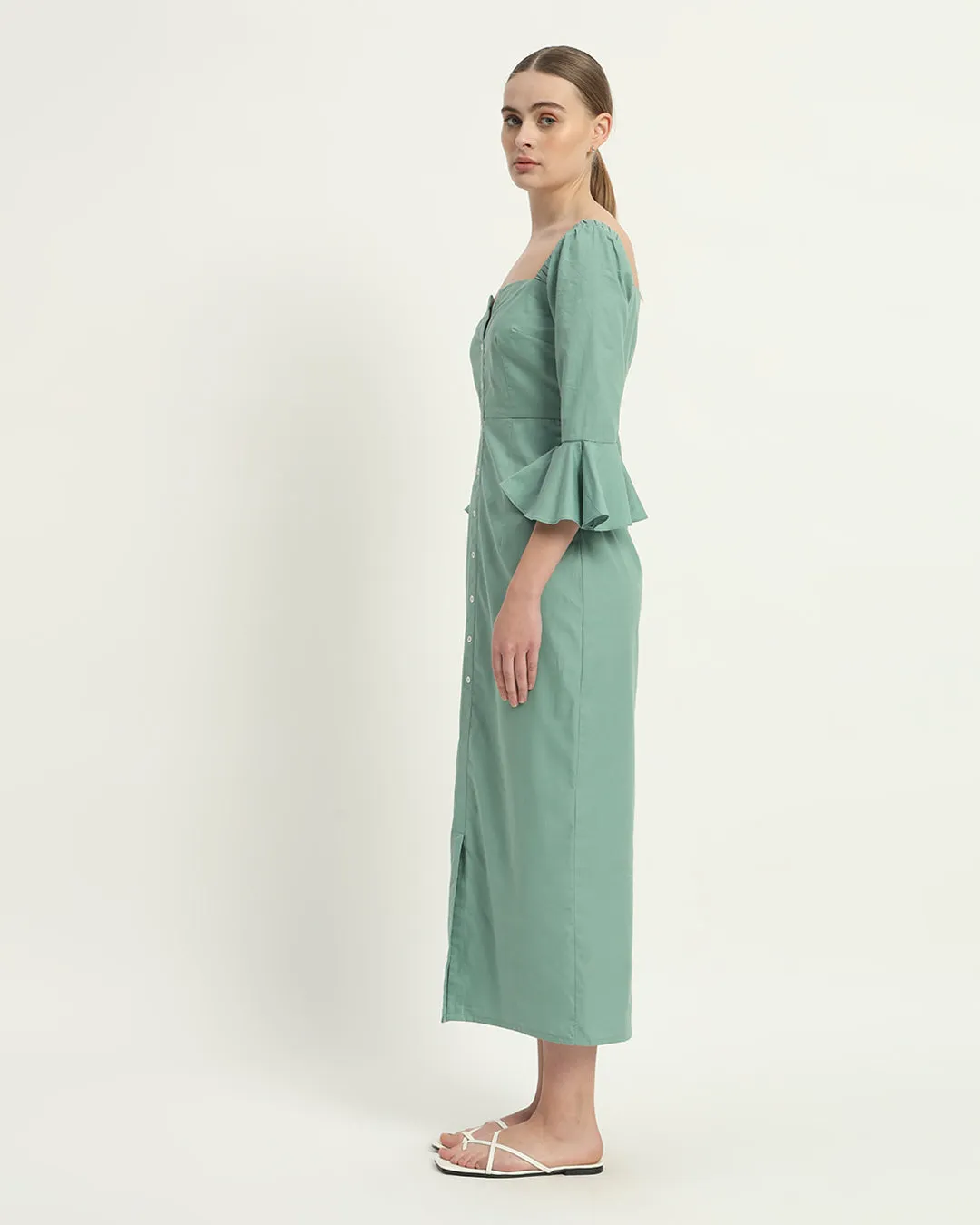 The Rosendale Mint Cotton Dress