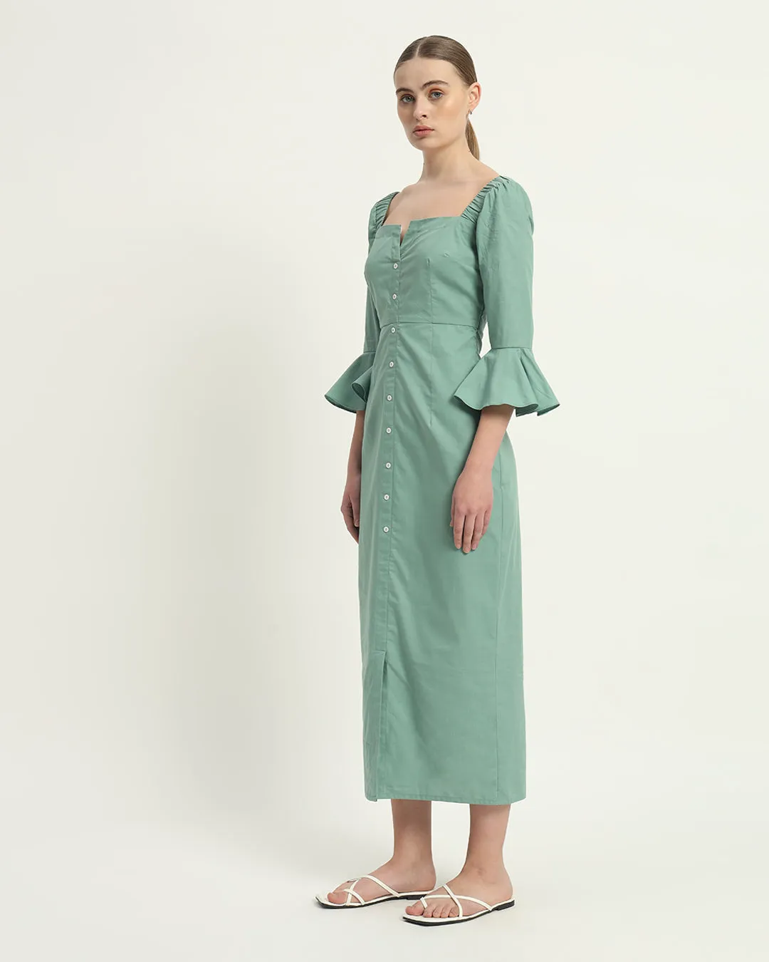 The Rosendale Mint Cotton Dress