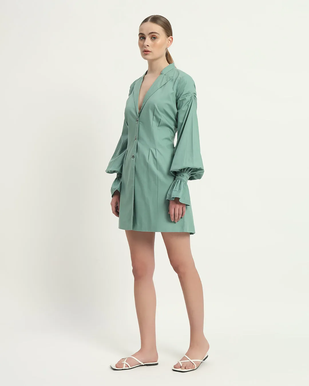 The Sedona Mint Cotton Dress