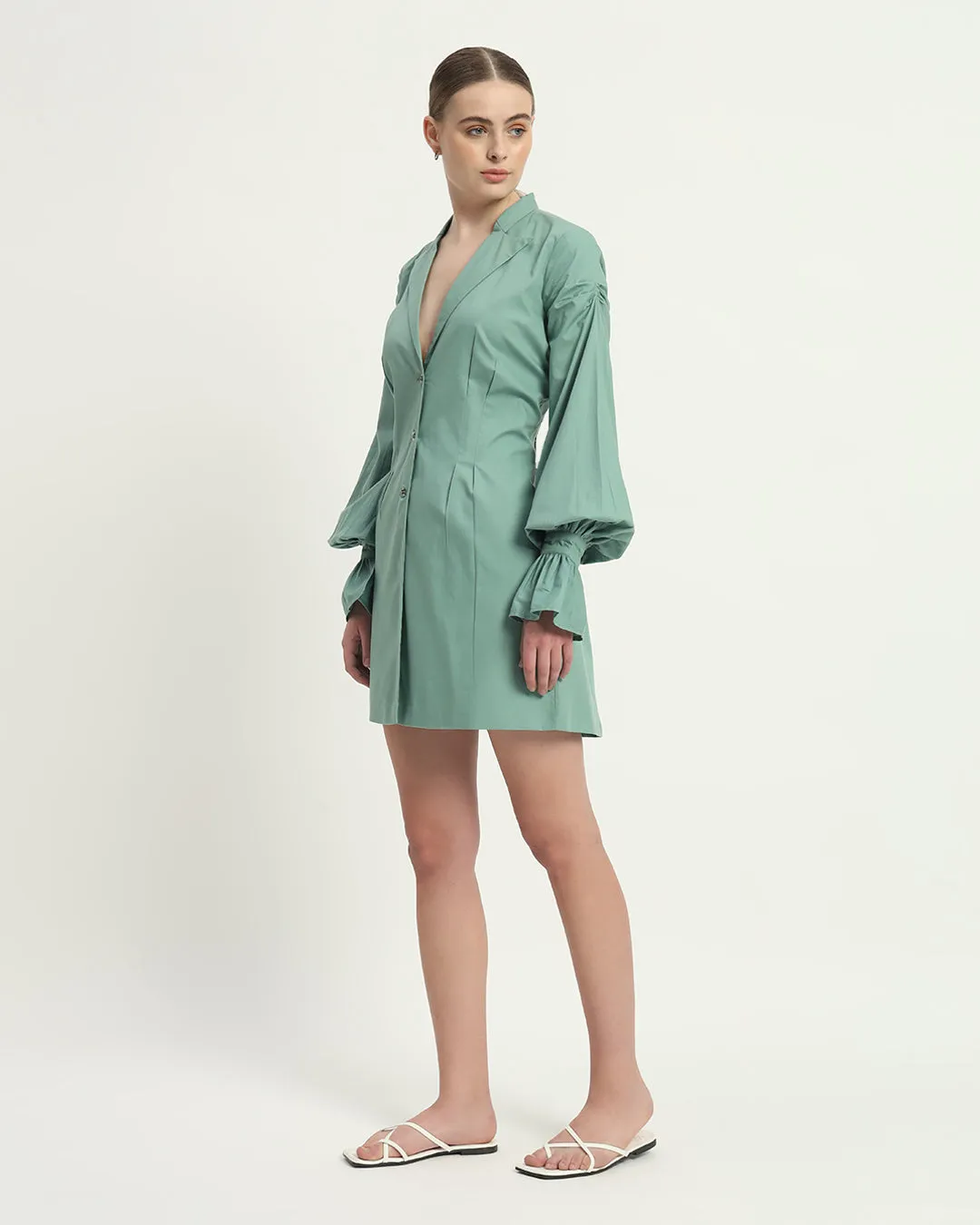 The Sedona Mint Cotton Dress