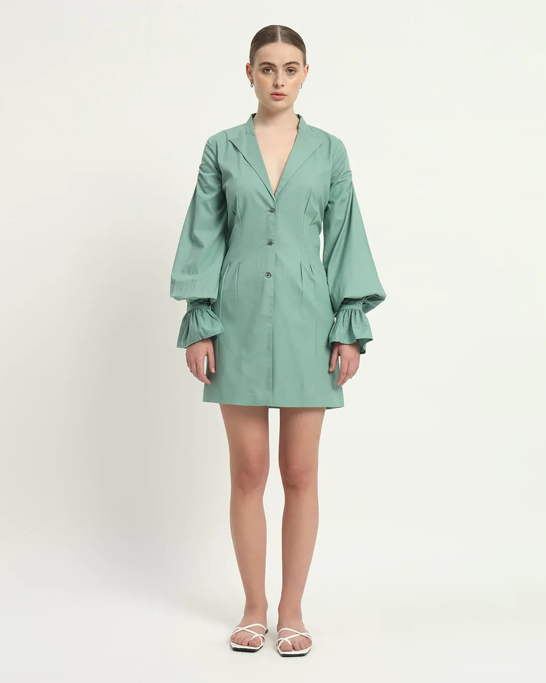 The Sedona Mint Cotton Dress