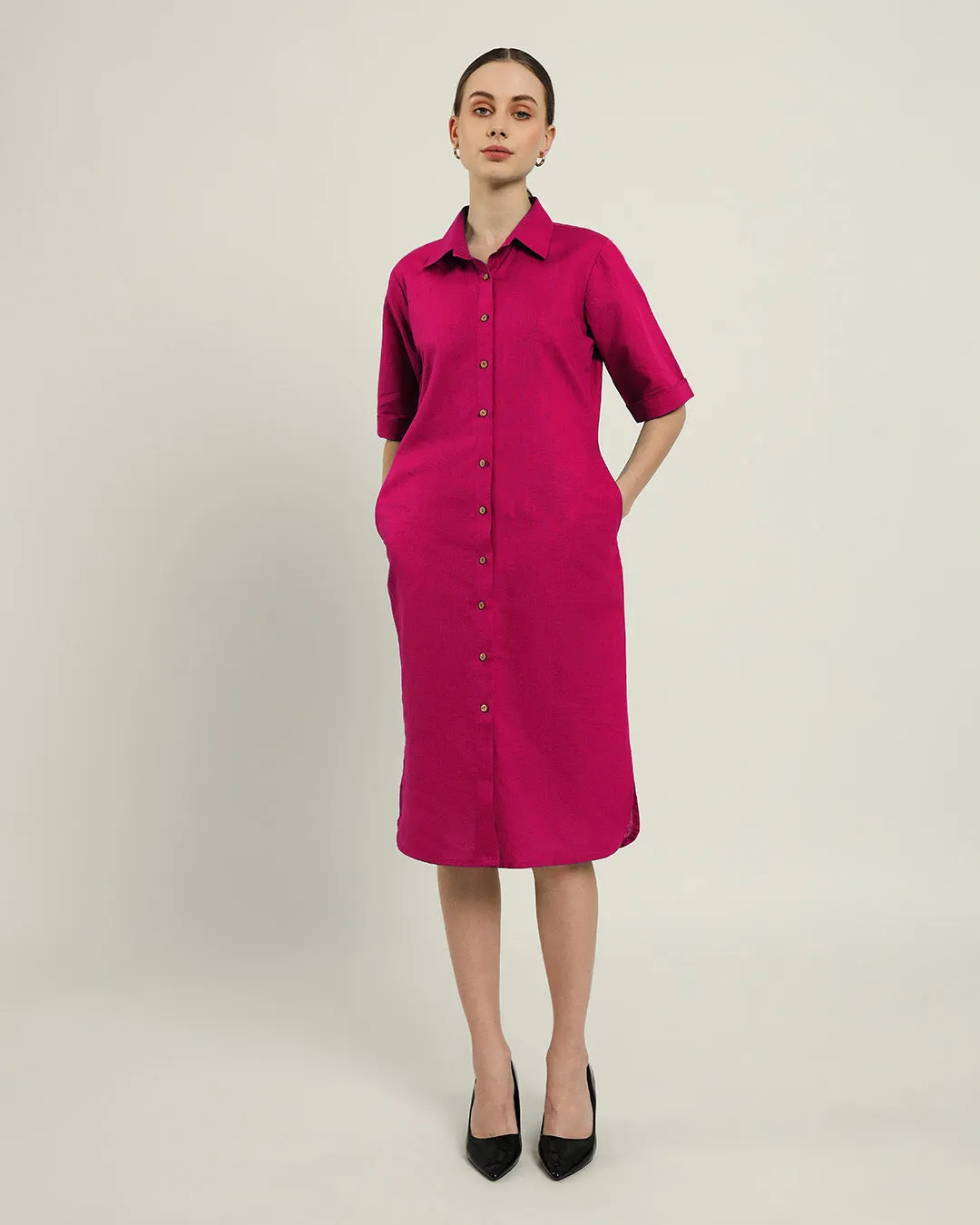 The Tampa Berry Cotton Dress