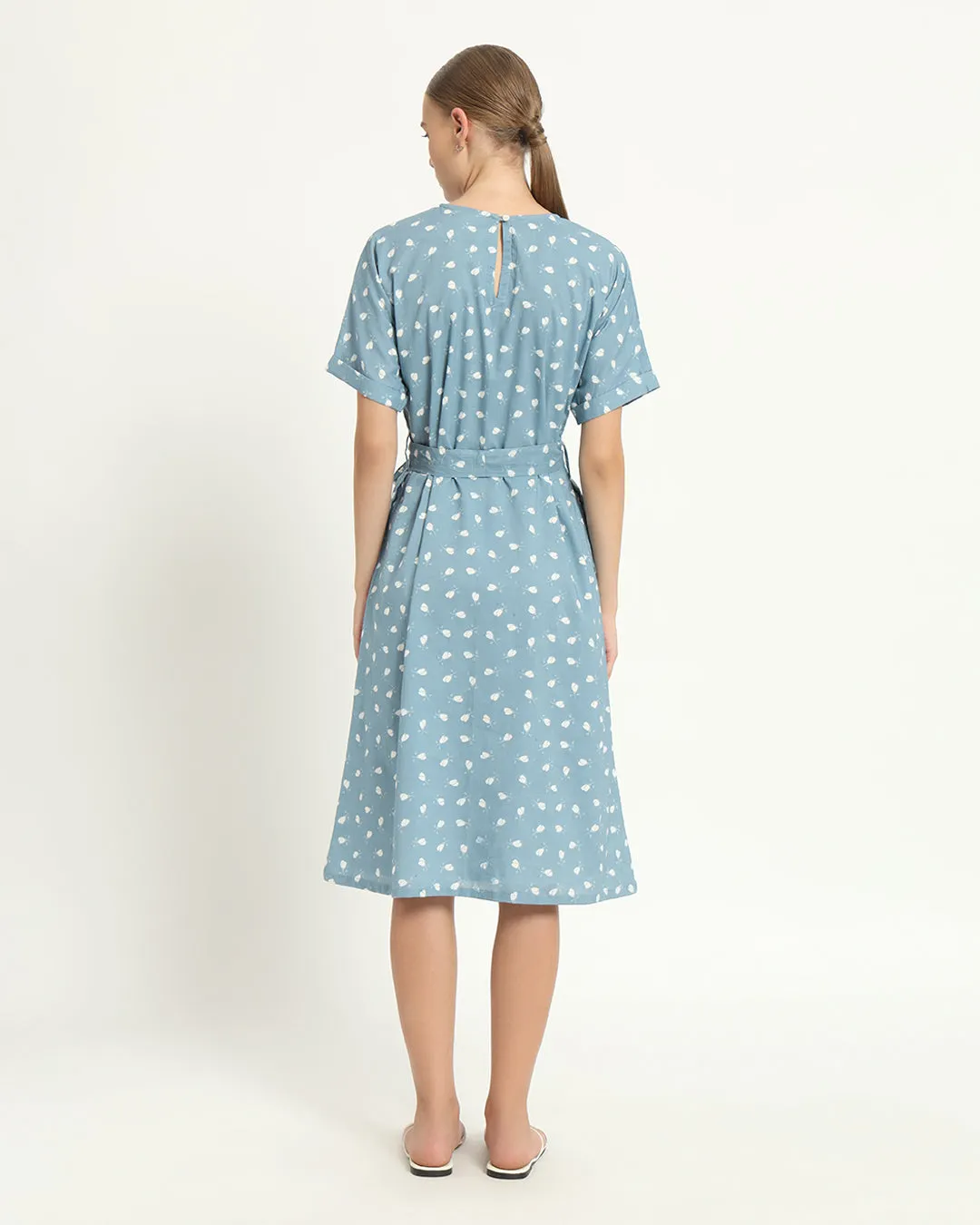 The Tayma Bluebell Cotton Dress