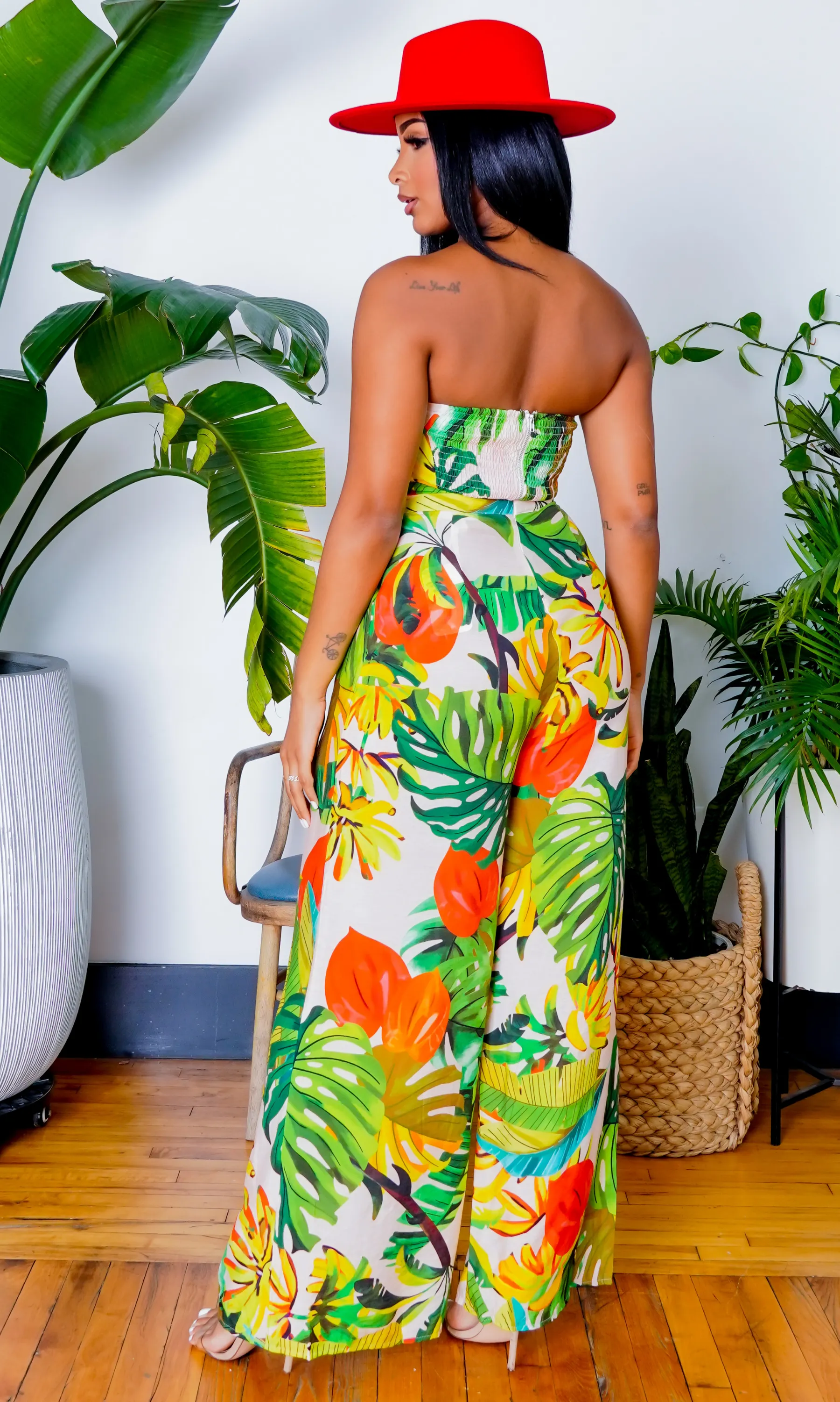 Tropical Flower Two Piece Set | Resort  FINAL SALE