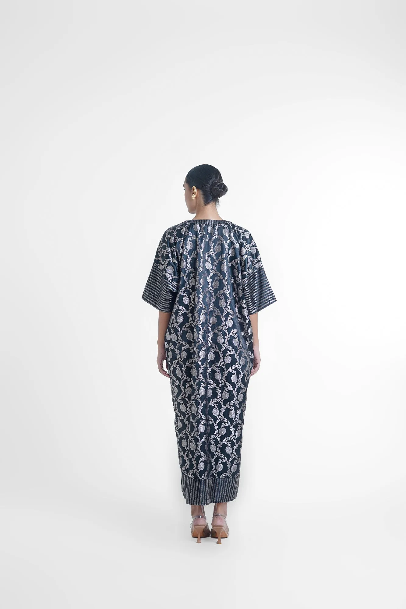 Varga Kaftan Dress In Black