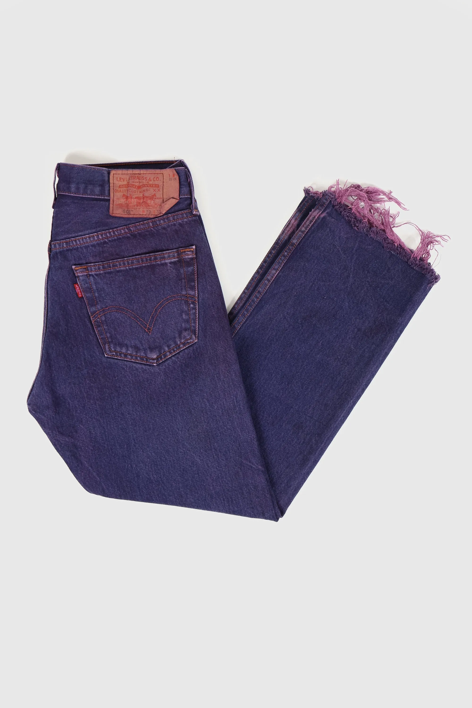 Vintage Levi's Overdyed 501 Straight Fit Jeans