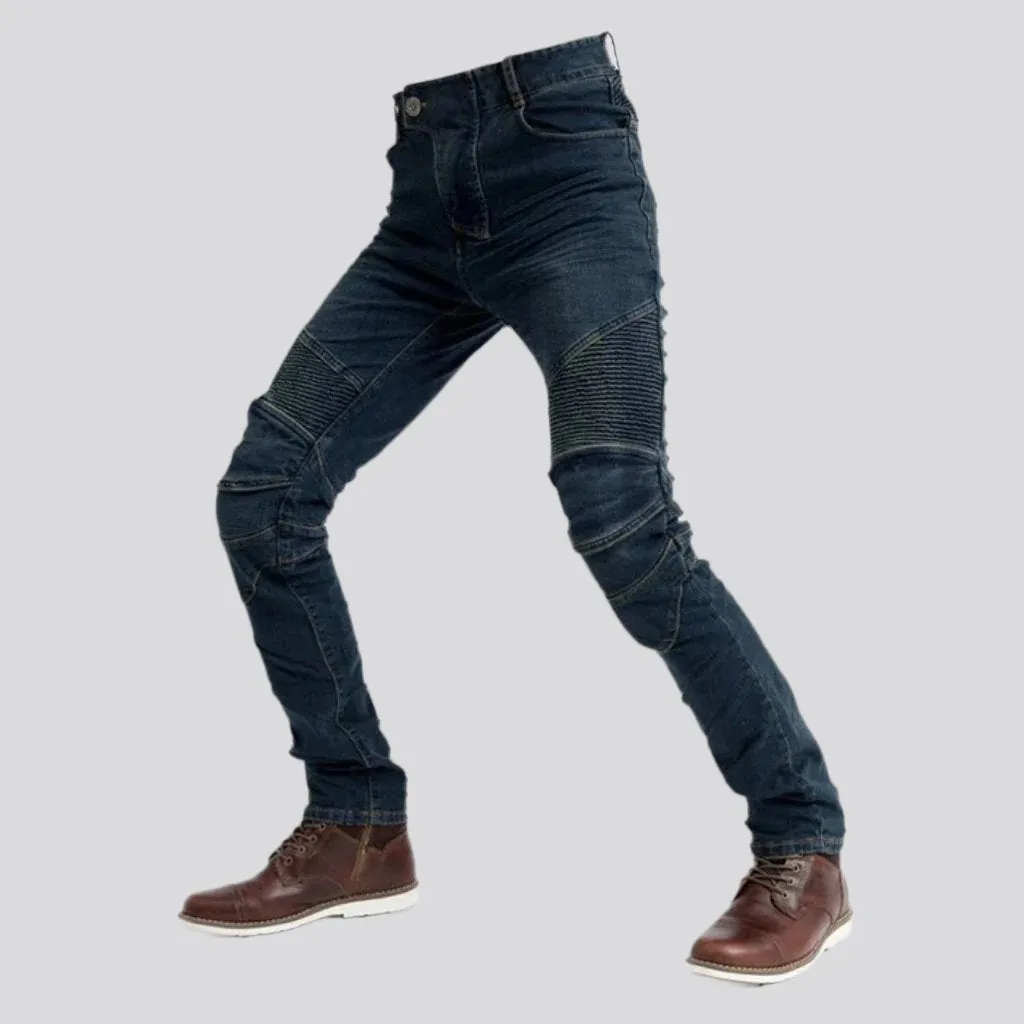 Waterproof motorcycle jeans for men