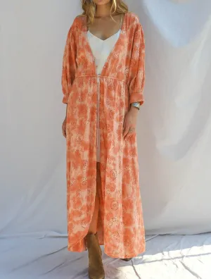 Women's Embroidered Robe