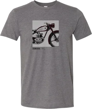 YAMAHA APPAREL Yamaha Classic T-Shirt - Heather Graphite - 2XL NP21A-M1799-2X