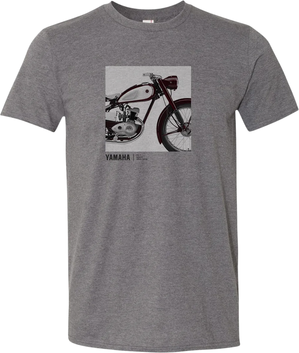 YAMAHA APPAREL Yamaha Classic T-Shirt - Heather Graphite - 2XL NP21A-M1799-2X